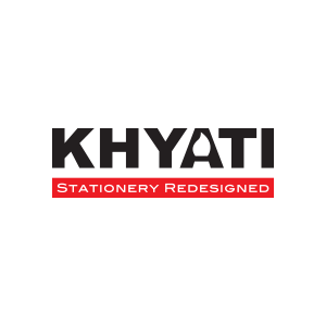 khyati stationery redesigned logo design aayam