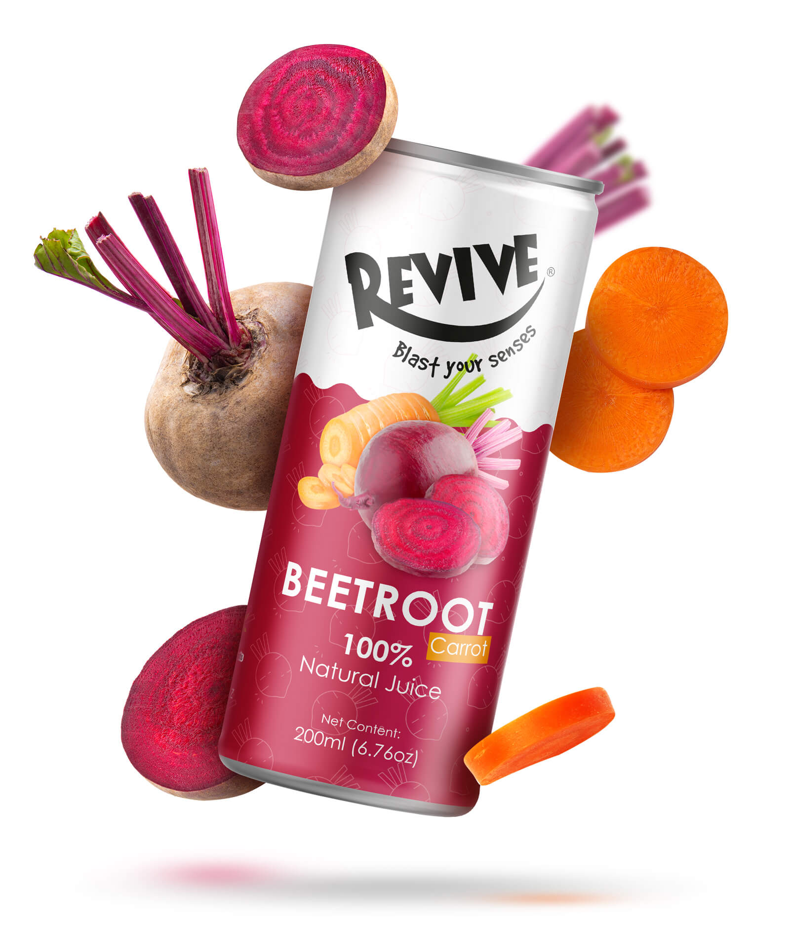 Revive blast your senses beetroot carrot 100% natural juice