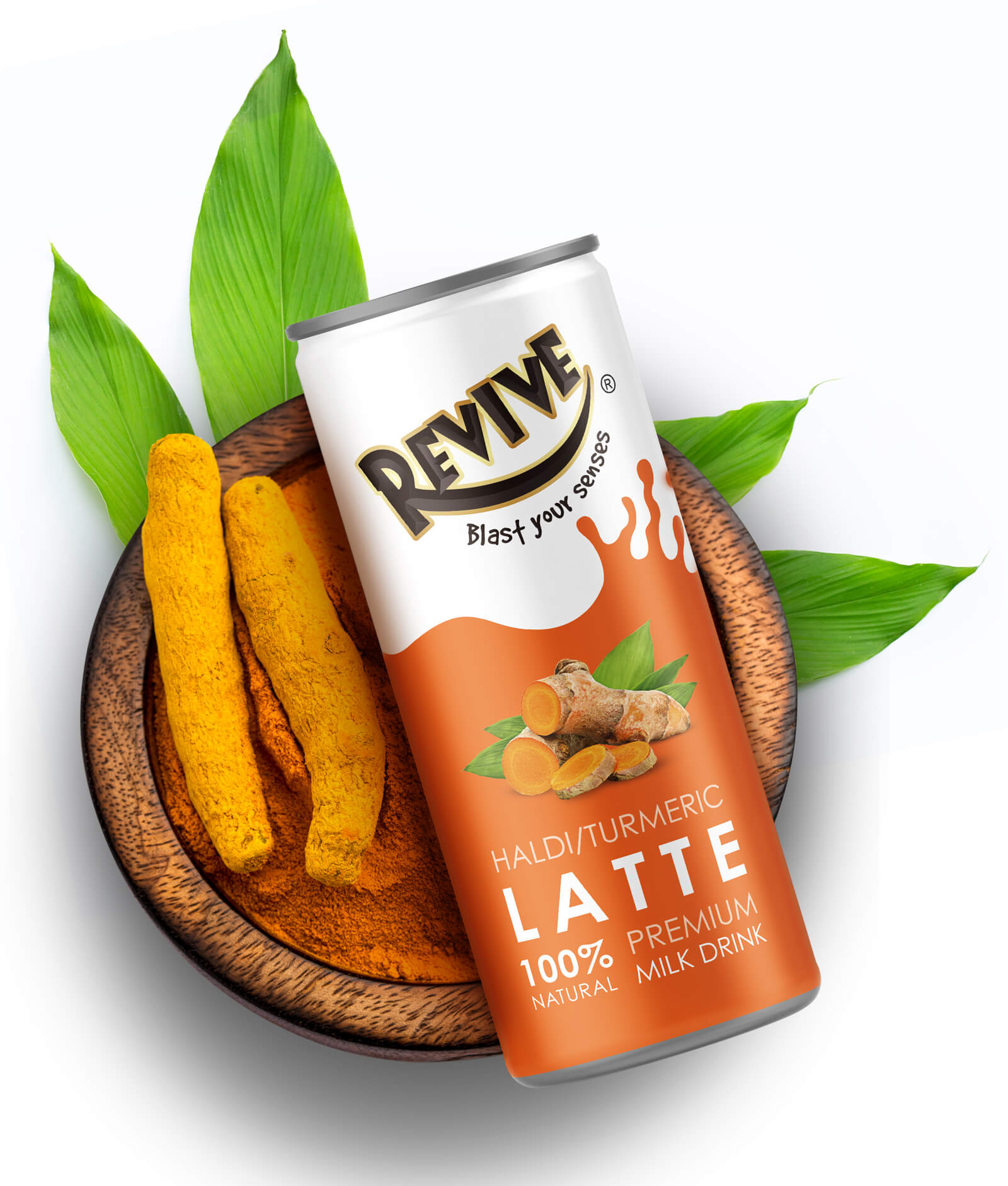 revive blast your senses haldi turmeric latte 100% natural Premium milk drink